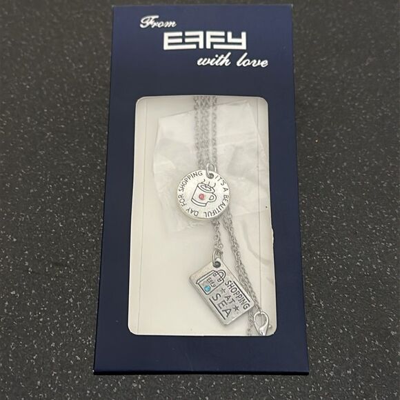 Effy Shopping at sea necklace with additional charm NEW in package - Picture 5 of 7